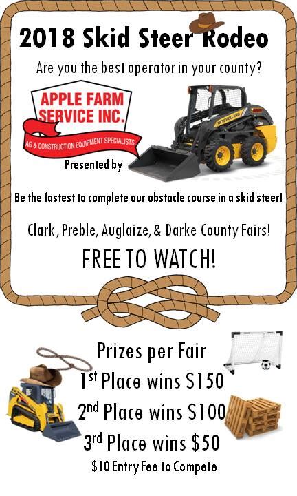 Skid Steer Rodeo Coming to a County Fair Near You!